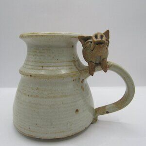 Studio Art Pig on Handle Coffee Cup